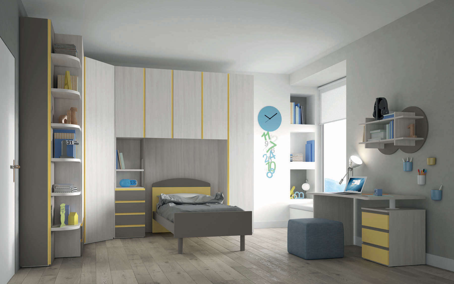 Camere e camerette a ponte per bambini - Mistral Camere e camerette a ponte per bambini - Mistral