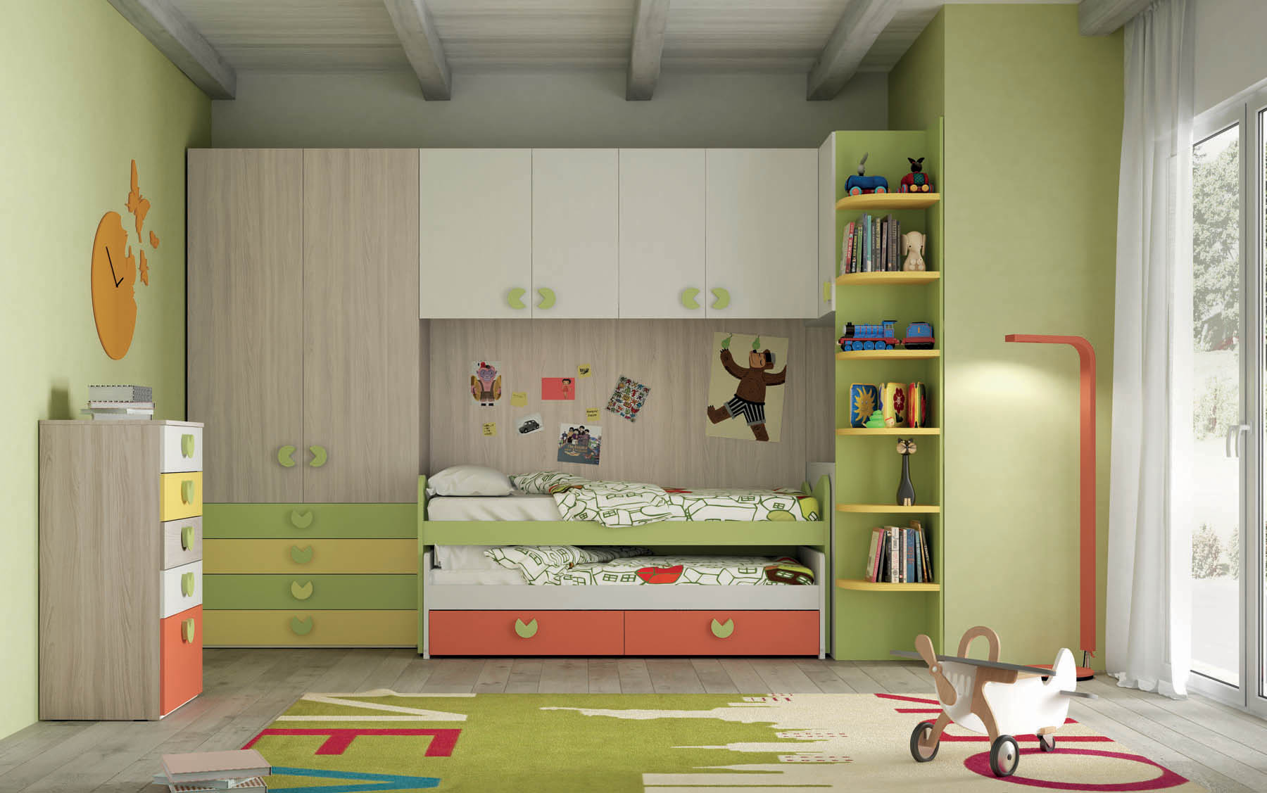Camere e camerette a ponte per bambini - Mistral Camere e camerette a ponte per bambini - Mistral
