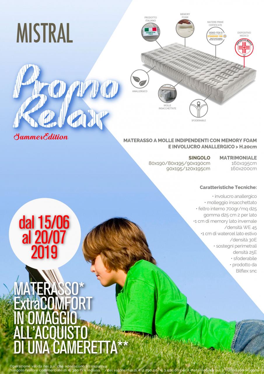 MATERASSO IN OMAGGIO extra comfort all’acquisto di una cameretta – Promo Estate