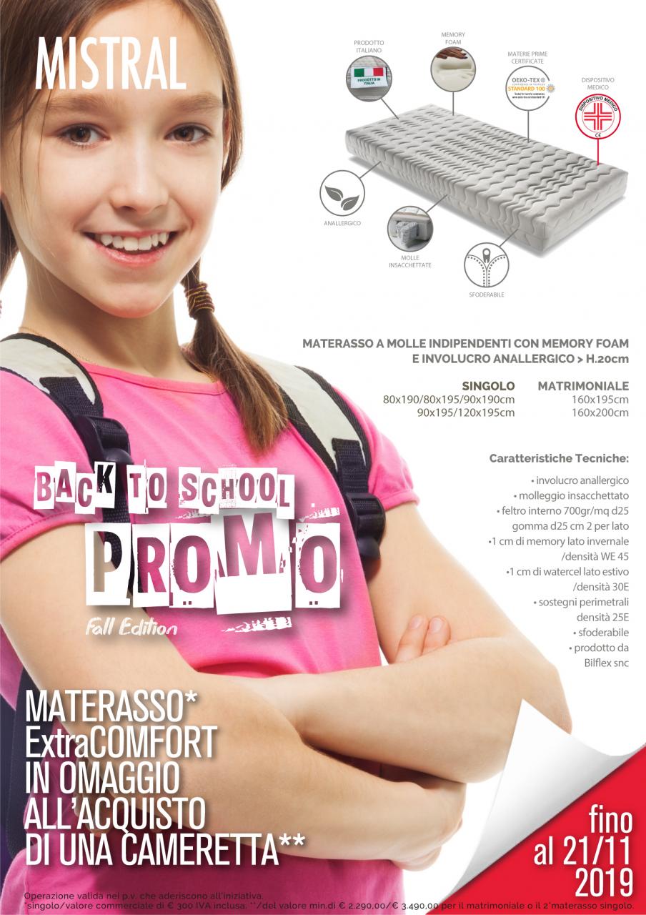 MATERASSO IN OMAGGIO extra comfort all’acquisto di una cameretta – Promo back to school