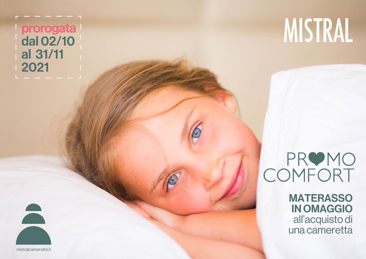 Promo Comfort: con Mistral il materasso è in omaggio!